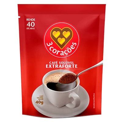 CAFE 3 CORACOES  SOLUVEL...